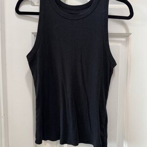A New Day Black Fitted Tank Top